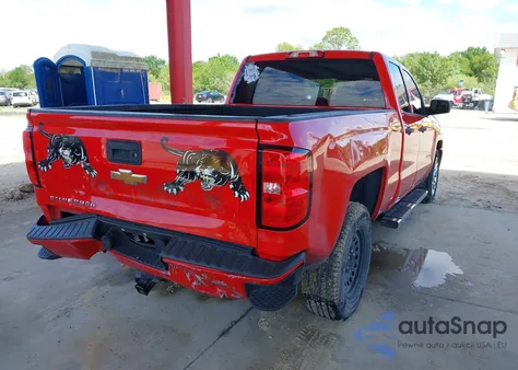 2018 Chevrolet Silverado 1500 Custom из США, поврежденный, VIN 1GCRCPEH7JZ190964